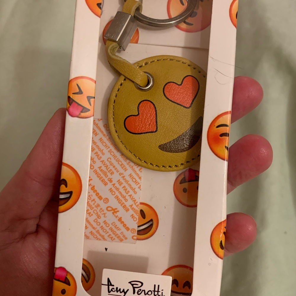 Authentic brand new Tonny Perotti leather keychain . Must have for collectors!